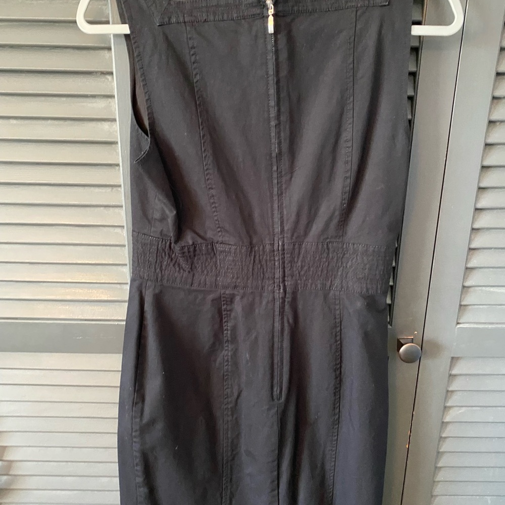 White House Black Market Black Sheath Midi Dress - Picture 5 of 9